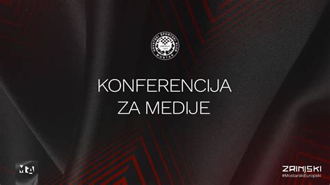 U Ivo H K Zrinjski Fk Eljezni Ar Konferencija Za Medije Youtube