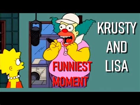 KRUSTY AND LISA THE FUNNIEST MOMENT OF THE SIMPSONS SEASON 5 EPISODE