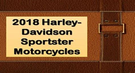 Free Download 2018 Harley Davidson Sportster Motorcycles Powerpoint