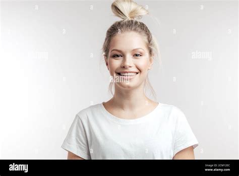 Beautiful Girl Blonde Hair Tied Hi Res Stock Photography And Images Alamy