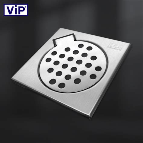 KM Lighting Product VIP Stainless Steel Floor Trap Grating Drain