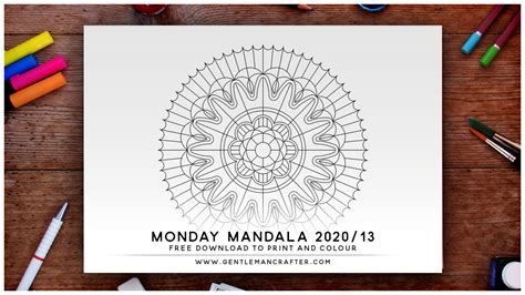 Mandala Monday – GENTLEMAN CRAFTER