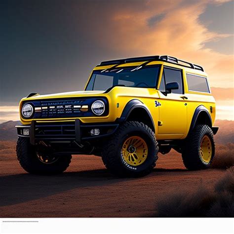 Lame Jay411 Yellow Heritage Edition 2023 Ford Bronco Sport 4 Door With