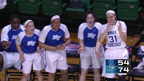 Wbk 3rd Round Middle Tennessee Vs Rice Recap Youtube