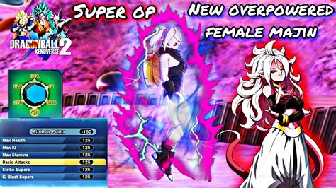 Dragon Ball Xenoverse 2 New Overpowered Female Majin Build Youtube