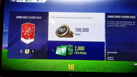 Jumbo Rare Players Pack Fifa Points Youtube