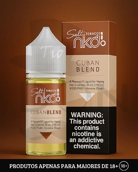 Salt Naked USA Cuban Blend 50mg 30ml DK CWB