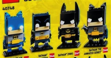 Lego Dc Batman In Brickheadz Officially Revealed July