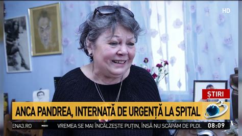 Anca Pandrea internată de urgență la spital Văduva lui Iurie Darie a