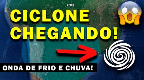 CICLONE EXTRATROPICAL CHEGANDO CICLONE NA REGIÃO SUL E SÃO PAULO