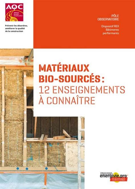 Les Mat Riaux Biosourc S Enseignements Connaitre Synerg Les