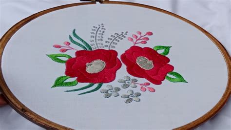 3d Rose Embroidery Nice Krhai Super Gorgeous Soft Stitch By Zari