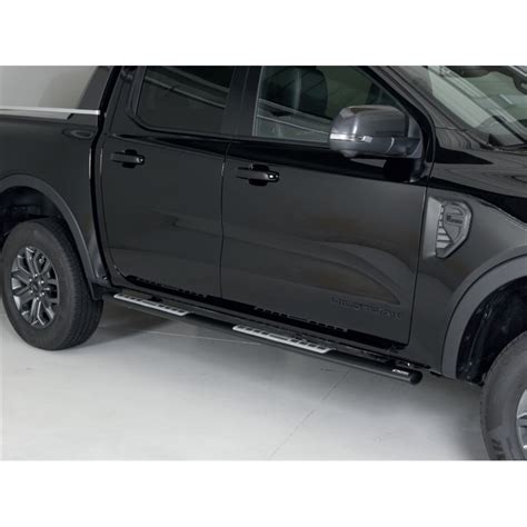 Estribos Ford Ranger CD 2023 Inox Preto DSP