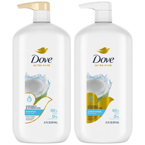 Dove Shampoo And Conditioner Set Nourishing Secrets Coconut Shampoo And