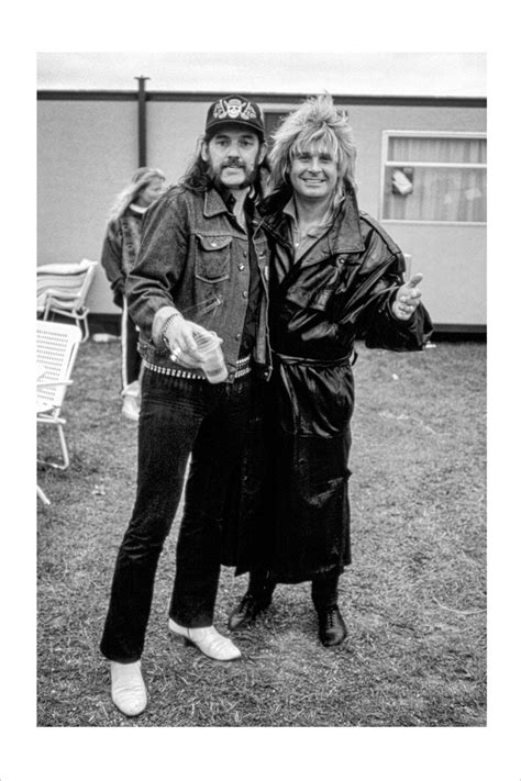 Lemmy Motörhead And Ozzy Osbourne Donington 1986 French Paper Art Club