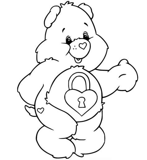 Naughty Grumpy Bear Coloring Pages - Care Bears Coloring Pages - Coloring Pages For Kids And Adults