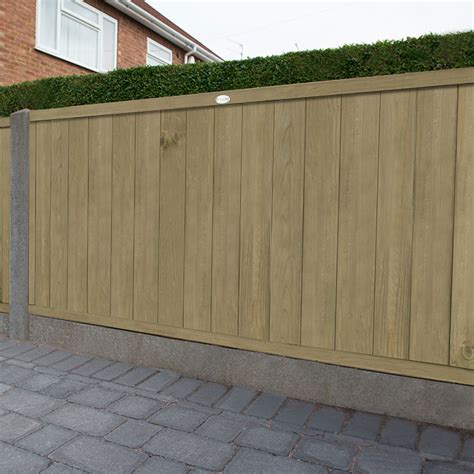 Forest 6 X 3 Pressure Treated Vertical Tongue And Groove Fence Panel