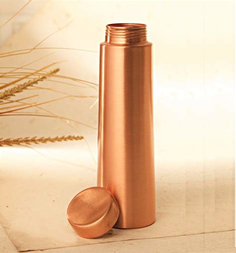 Pure Copper Water Bottle Leak Proof Copper Bottle Copper Etsy