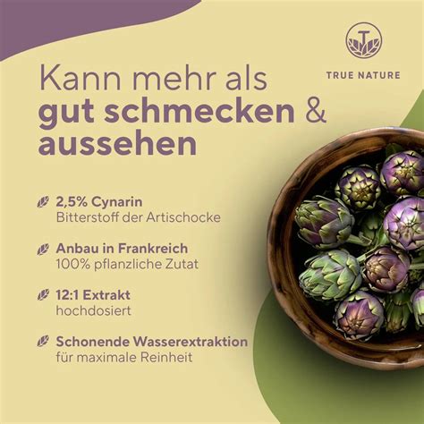 True Nature Artischocken Extrakt Kapseln Mit Cynarin Vegan