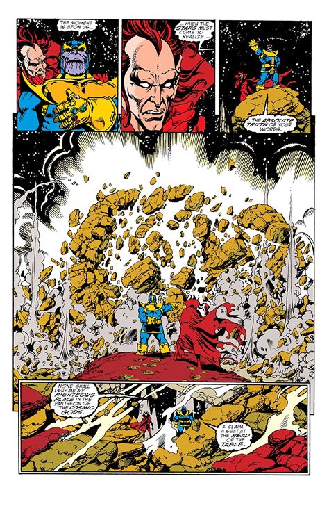 Infinity Gauntlet Infinity Gauntlet Comic Comic Book Layout Digital Comic