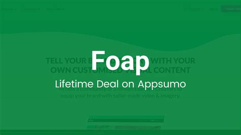 Foap Your Own Customized Visual Content Kenmoome