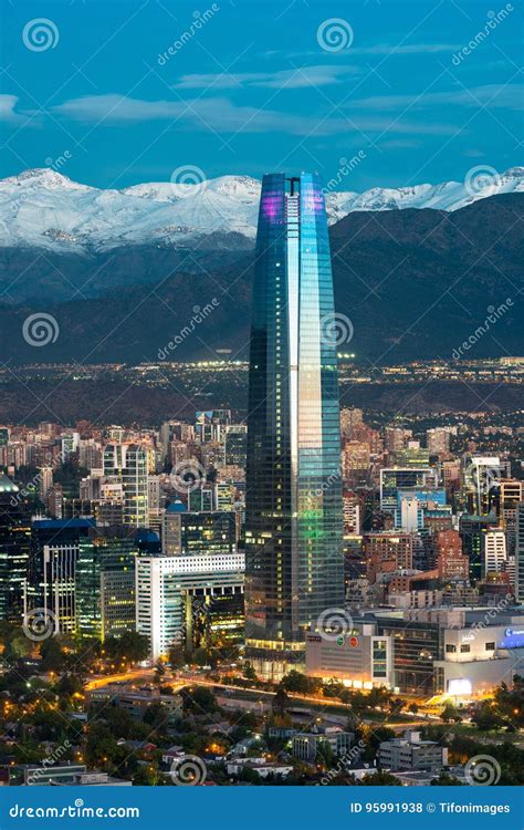 Gran Torre Santiago (Big Tower Santiago) Editorial Photo ...