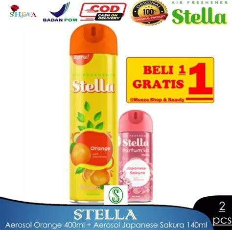 Stella Aerosol Orange Pengharum Ruangan Ml Gratis Stella Sakura