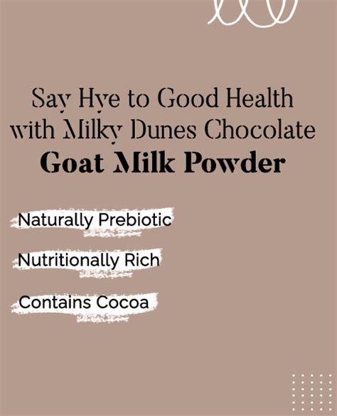 Hye Foods Camel Milk Powder Goat Milk Powder