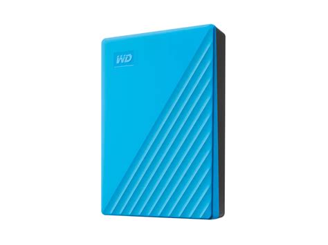 Wd My Passport 5tb Blue Hdd ฮาร์ดไดรฟ์ภายนอกแบบพกพา