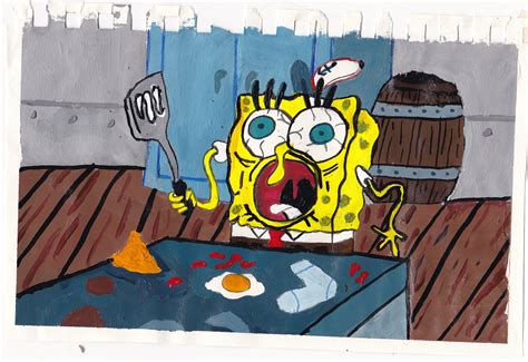 Spongebob Painting | Spongebob painting, Painting, Art