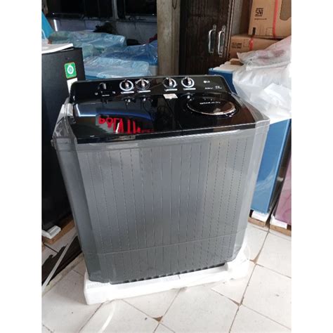 Jual MESIN CUCI LG P 1600 RTB 16 KG MANUAL 2 TABUNG Shopee Indonesia