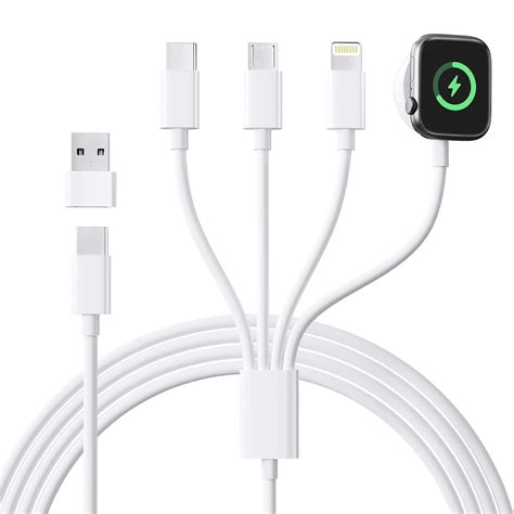 Amazon 4 In 2 Multi Charging Cable For Apple Watch Charger USB C