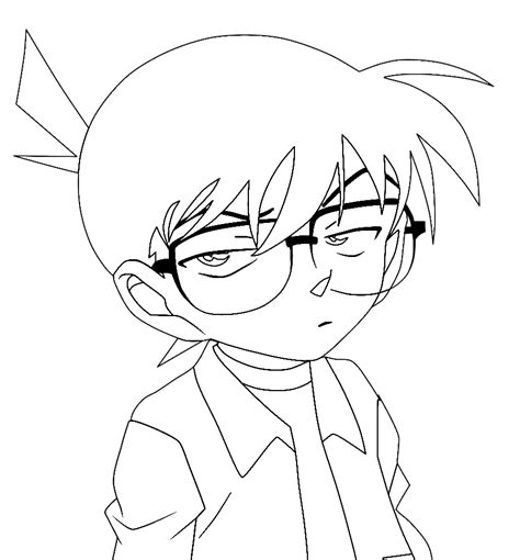 Dibujos Para Colorear De Detective Conan Y Pintar Im Genes Para