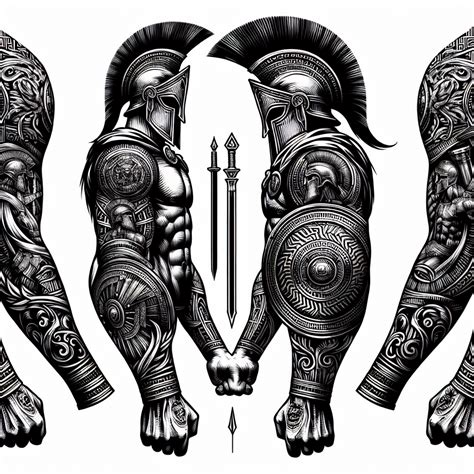 Best Spartan Sleeve Tattoo Ideas | Vondy