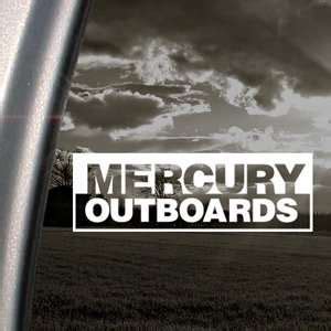 Custom Mercury outboard decals graphics motor boat