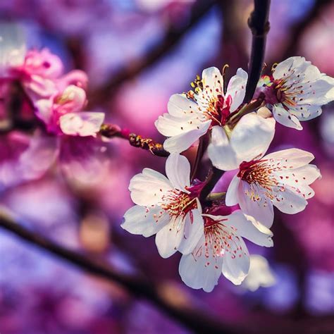 Flores De Flor De Durazno Foto Premium