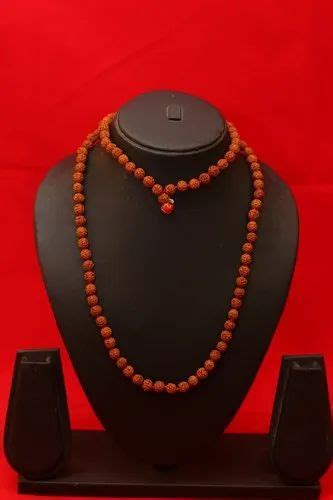 Brown Rudraksha Mala Size Mm Shape Round At Rs In Varanasi