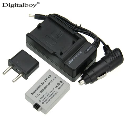 DigitalBoy 4PCS Set 1080mAh LP E5 LP E5 LPE5 Rechargeable Battery