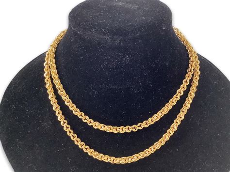 Lot Kt Gold Necklace