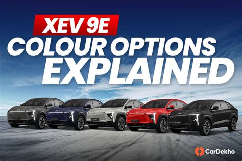 Mahindra Xev 9e Colour Options Explained Deep Forest Stealth Black