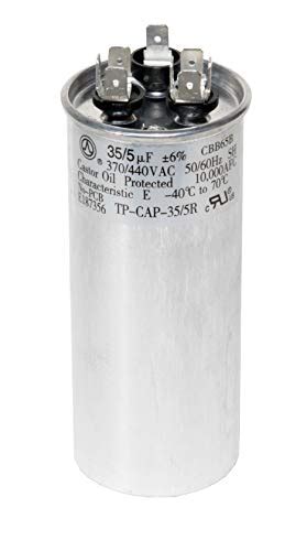 Powerwell Uf Mfd Or Volt Dual Run Round Capacitor Kit Tp