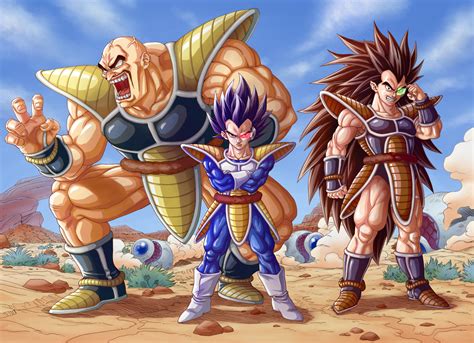 Vegeta Raditz And Nappa Dragon Ball And 1 More Drawn By Yosui