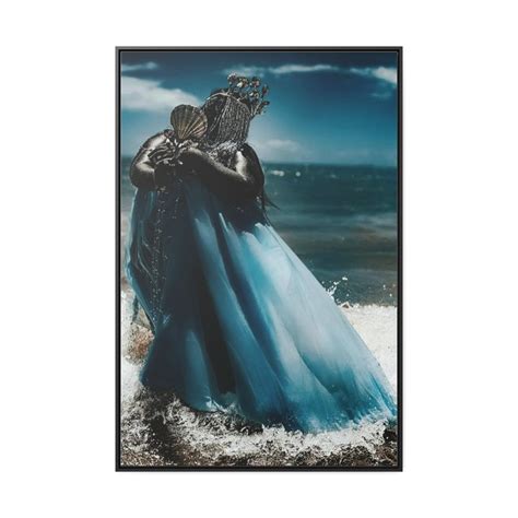 yemaya art  canvas oversized orisha goddess painting african