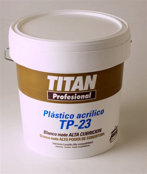 Pintura Pl Stica Blanca Titan Tp L Soutelana