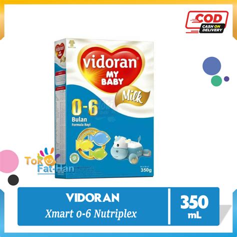 Vidoran My Baby Nutriplex Susu Formula Bayi 0 6 Bulan 350gr Susu Bayi