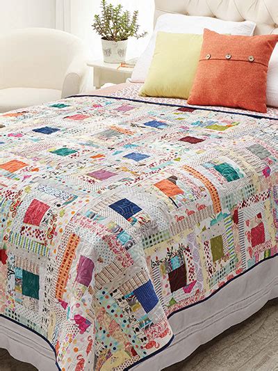 Wonky Log Cabin Quilt Pattern