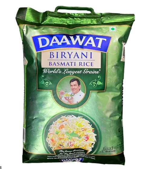 Shop DAAWAT Biryani Basmati Rice 5kg Bag