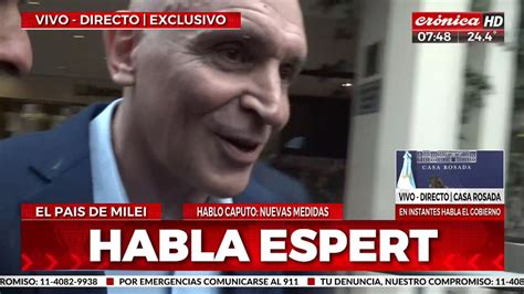 José Luis Espert se reunió con Javier Milei en el Hotel libertador