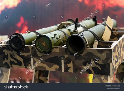 Military Shooting Rpg Anti Tank Grenade Stock Photo 2143804211 ...