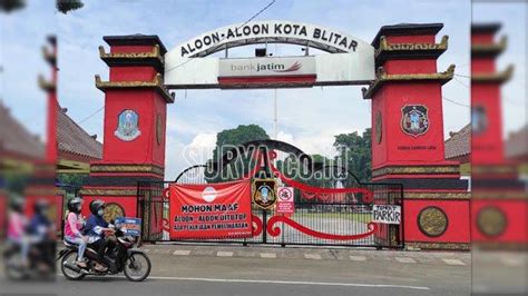 Ada Pekerjaan Pemeliharaan, Alun-alun Kota Blitar Ditutup Sementara ...